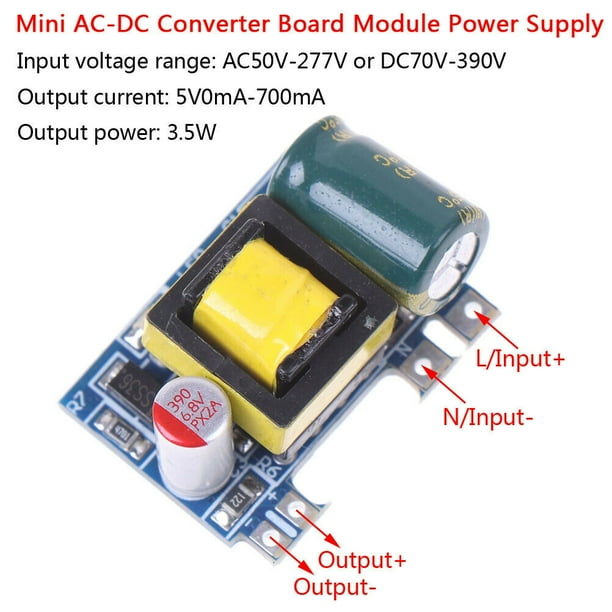 Mini AC-DC 110V 120V 220V 230V to 5V 700mA converter board module power supplFEH